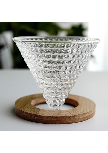 STIL03 Stili Çilek Cezve Tarzı V60 Cam Ahşap 700MLML Kahve Damlatıcı ve Kahve Filtresi Yeniden Kullanılabilir Kahve Filtreleri Için Pot Seti (Yurt Dışından) fırsatları