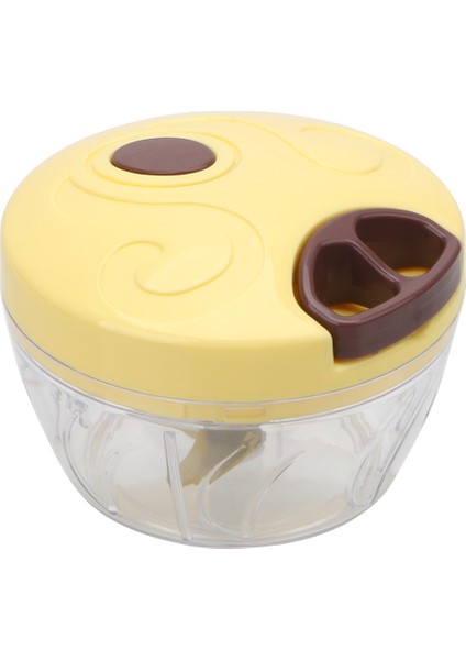 Sarı Stil Çok Işlevli Sarımsak Soğan Dilimleme Kesici Kıyma Dilimleme Parçalayıcı El Kıyıcı Manuel Halat Mutfak Robotu (Yurt Dışından)