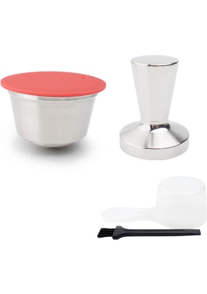 1pod 1pp Kurcalama Stili Paslanmaz Çelik Metal Yeniden Kullanılabilir Kapsül Dolce Gusto Kahve Makinesi Içın Fıt Nescafe Doldurulabilir Filtre Damlatıcı Pod ile Uyumlu (Yurt Dışından) fiyatları