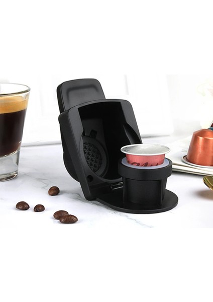Nespresso Için Yeniden Kullanılabilir Kapsül Adaptörü Yeniden Kullanılabilir Kahve Makinesi Aksesuarları Kapsüller Dolce Gusto ile Uyumlu Dönüştürme (Yurt Dışından)