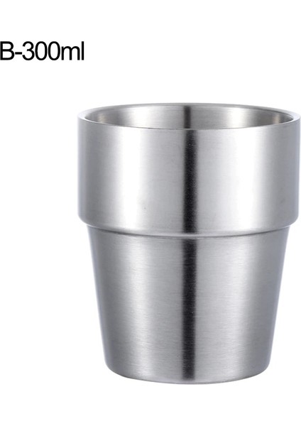 B-300ML Stili Paslanmaz Çelik Süt Köpürtme Sürahi Espresso Kahve Barista Craft Latte Süt Krema Fincan Mutfak Köpürtme Sürahi Sürahi Kupa Bardak (Yurt Dışından)