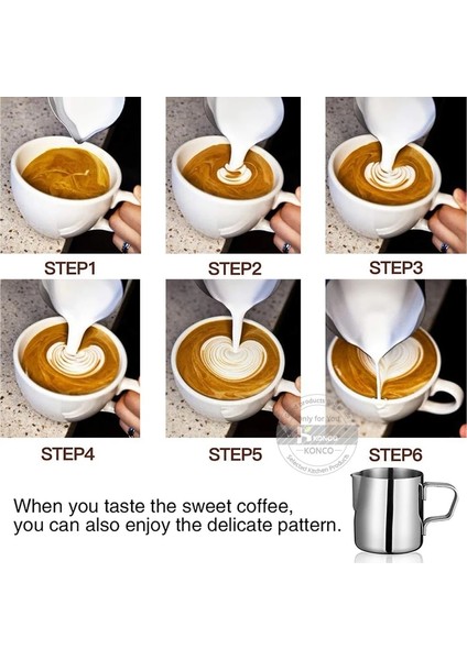 2000ML Stili Yapışmaz Paslanmaz Çelik Süt Köpürtme Sürahi Espresso Kahve Barista Craft Latte Cappuccino Krem Köpürtme Sürahi Sürahi (Yurt Dışından) modelleri