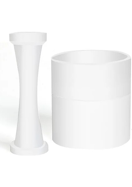 1 Takım Stili Nespresso Kahve Kapsülü Için Gıda Sınıfı Pp Sabotaj Dozaj Halkası Çok Fonksiyonel Presli Toz Dolum Cihazı Toz Anti-Sıçrama (Yurt Dışından)