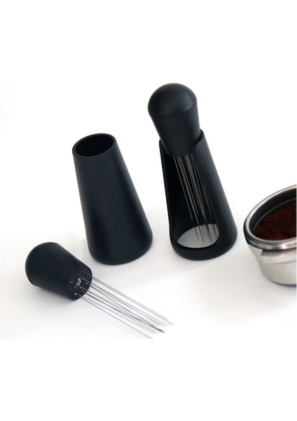 C-Siyah Tarzı Espresso Blender Metal Wdt Aracı Iğne O Sabotaj Kendinden Hizalama Standı Kahve Dağıtıcı Bez Tozu Iğne Stirringtool (Yurt Dışından) fırsatları