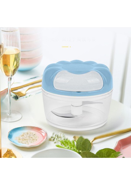 Mavi Stil Mini Sarımsak Çektirme Mutfak Aracı Kesme ve Presleme Sarımsak Ezici Manuel Ezici Ezme Sarımsak Makinesi (Yurt Dışından)