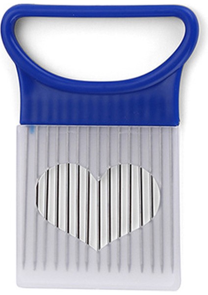 Mavi Stil Paslanmaz Çelik Yiyecek Dilimi Yardımcısı Soğan Limon Iğnesi Patates Dilimleri El Sebze Kesme Mutfak Alet Aksesuarları (Yurt Dışından)