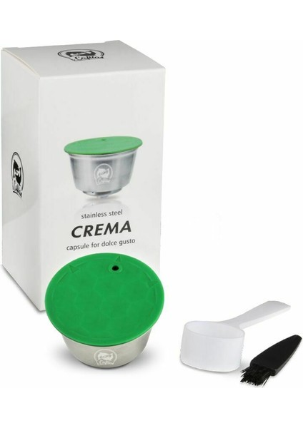 Açık Yeşil Tarzı Icafilas Yeniden Kullanılabilir Kapsül Dolce Gusto Inox Için Nescafe Dolce Gusto Kahve Kapsül Paslanmaz Metal Filtreler Tamper Kaşığı (Yurt Dışından)