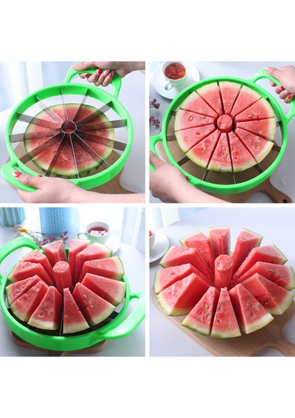 No.1 Stili 1 Adet Karpuz Dilimleme Kesici Paslanmaz Çelik Büyük Boy Dilimlenmiş Karpuz Kavun Dilimleme Meyve Bölücü Mutfak Alet Ürünleri (Yurt Dışından) modelleri