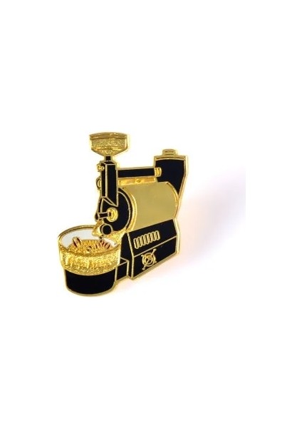 U Tarzı Barista Broş Retro Kahve Makinesi Kolu Kahve Fincanı Yaprak Çiçek Rozeti Doğum Günü Yaratıcı Hediye Metal Damla Broş Aksesuarları (Yurt Dışından)