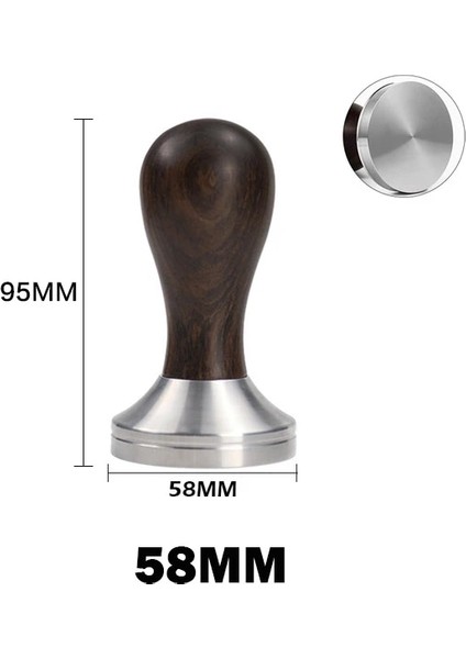 58 mm Kurcalama 1 Adet Tarzı Kahve Filtre Tutucu Sabotaj Standı Kayın Ceviz Ahşap Espresso Distribütör Mat Taban Raf Barista Aksesuarları Için (Yurt Dışından)