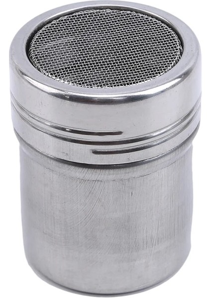 NO.434189 Tarzı 5cm Çap Paslanmaz Çelik Toz Serpme Söndürücüler Tank Gazlı Bez Kova Kakao Tozu Tarçın Tozu Tozlama Kutuları (Yurt Dışından)