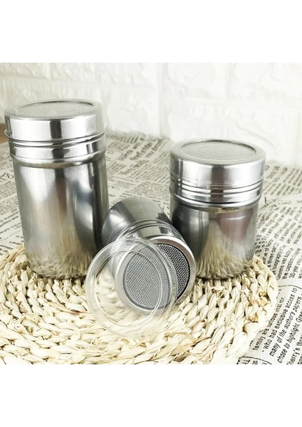 NO.434189 Tarzı 5cm Çap Paslanmaz Çelik Toz Serpme Söndürücüler Tank Gazlı Bez Kova Kakao Tozu Tarçın Tozu Tozlama Kutuları (Yurt Dışından) fiyatları