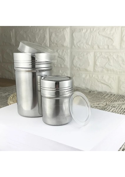 NO.434189 Tarzı 5cm Çap Paslanmaz Çelik Toz Serpme Söndürücüler Tank Gazlı Bez Kova Kakao Tozu Tarçın Tozu Tozlama Kutuları (Yurt Dışından) indirimleri