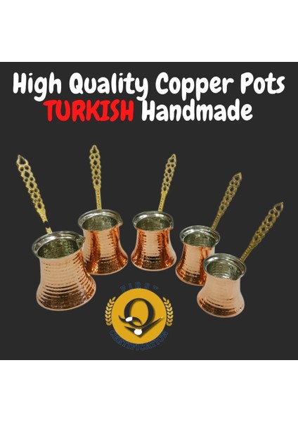 Boyut 2 Tarzı 5 Boyutlu Cezve Değirmeni Fincan Dövülmüş Bakır El Yapımı Paslanmaz Çelik Vintage V60 Türk Kahvesi Makinesi Drinkware Moka Briki (Yurt Dışından)
