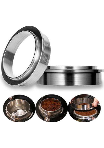 Gri Tarzı 51MM Paslanmaz Çelik Akıllı Dozaj Halkası Bira Kase Kahve Tozu Espresso Barista Huni Portafilter (Yurt Dışından) fiyatları