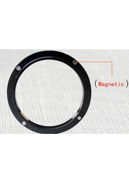 Resim Stili Olarak 58 mm Recafımı mm Alüminyum Akıllı Megnetic Delonghi Dozaj Halkası Bira Kase Kahve Tozu Barista Huni Portafilter (Yurt Dışından)