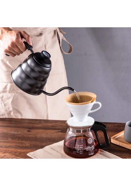 Açık Yeşil Tarzı Paslanmaz Çelik Filtreli Kahve Üzerine Dökün Kahve Kağıdı Tam Boynu Için Çaydanlık (Yurt Dışından) fırsatları