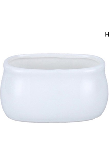 H Tarzı Şeker Kreması Süt Tencere Sürahi Seramik Baharat Kavanoz Kreması Konteyner Fincan Sofra Beyaz Mutfak Aletleri Süt Sürahisi Cof Ware (Yurt Dışından)