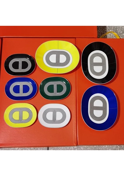 Açık Gri Tarzı Creativt Gökkuşağı Pist Sofra Seti Kemik Çini Tabak ve Kahve Fincanları Set Öğleden Sonra Üst Düzey Ev Hediyesi (Yurt Dışından) modelleri