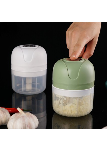 BEYAZ-250ML Tarzı Elektrikli Mini Sarımsak Kıyıcı USB Kıyma Makinesi Sarımsak Ezici Makinesi Sağlam Dayanıklı Ezilmiş Zencefil Sebze Kırıcı Mutfak Eşyaları (Yurt Dışından) indirimleri