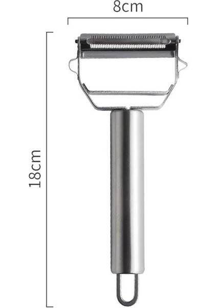 1 Adet Tarzı Paslanmaz Çelik Çok Fonksiyonlu Sebze Meyve Soyucu Jülyen Kesici Parçalayıcı Dilimleme Patates Salatalık Havuç Rende Mutfak Aracı (Yurt Dışından)