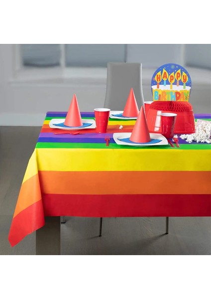 No.5 Tarzı 1 Bilgisayar Plastik Tek Kullanımlık Gökkuşağı Masa Örtüsü Doğum Günü Partisi Düğün Masa Örtüsü Silme Bezi Örtüsü Dikdörtgen Masa Örtüsü Dekorasyon (Yurt Dışından) indirimleri