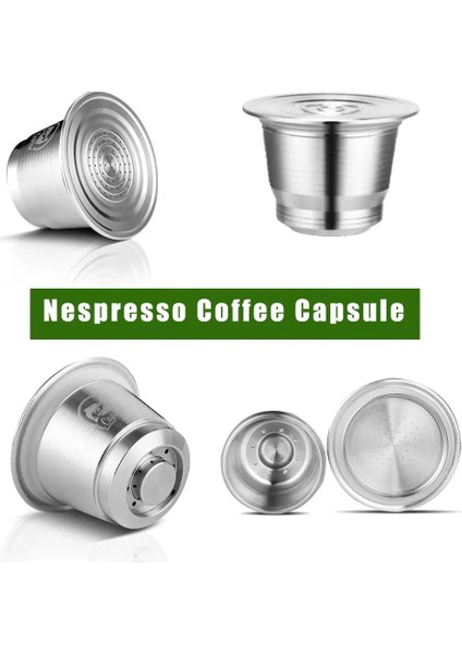 Koyu Gri Tarzı Nespresso Doldurulabilir Kapsül Için Icafilas Iki Versiyon Yeniden Kullanılabilir Paslanmaz Çelik Yeniden Kullanılabilir Kahve Filtresi Espresso Kahve Pod (Yurt Dışından) fırsatları