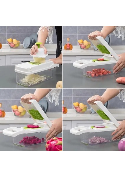 No.2 Tarzı Meyve Kesici Patates Soyucu Havuç Peynir Rende Sebze Dilimleme Sebze Kesici Mutfak Aksesuarları Mandoline Dilimleme (Yurt Dışından)