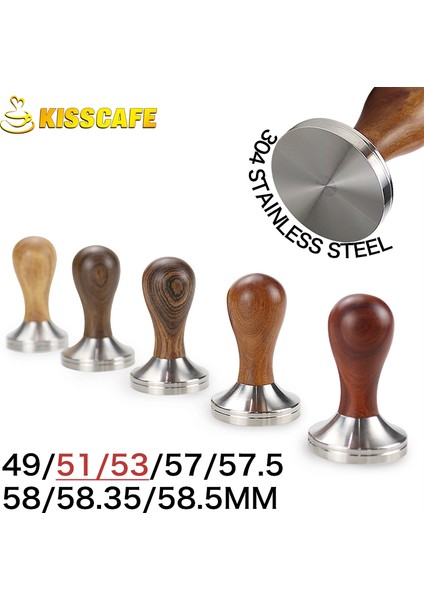 Fildişi Tarzı 53 mm Kahve Sabotaj Paslanmaz Çelik Taban Delonghi Breville Barista Espresso Kahve Aksesuarları Köşe Aletleri (Yurt Dışından) fiyatları