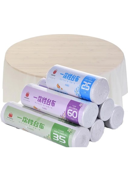 2 Rulo 120X180CM Stili Pe Tek Kullanımlık Masa Örtüsü Seti Güçlü Güvenli ve Toksik Olmayan Kalınlaşmak Parti Düğün Için Su Geçirmez Yağ Geçirmez Günlük Tembel Tableclo (Yurt Dışından) fiyatları