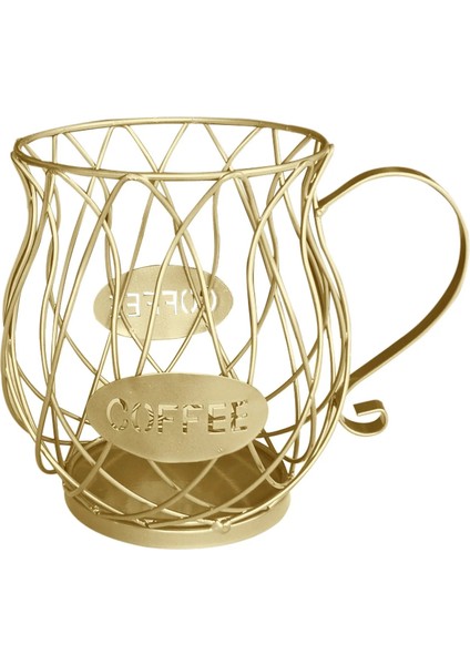 O Tarzı 1 Adet Kahve Kapsül Evrensel Depolama Sepeti Kahve Fincan Sepeti Vintage Kahve Pod Organizatör Tutucu Siyah Ev Cafe Otel Için (Yurt Dışından)