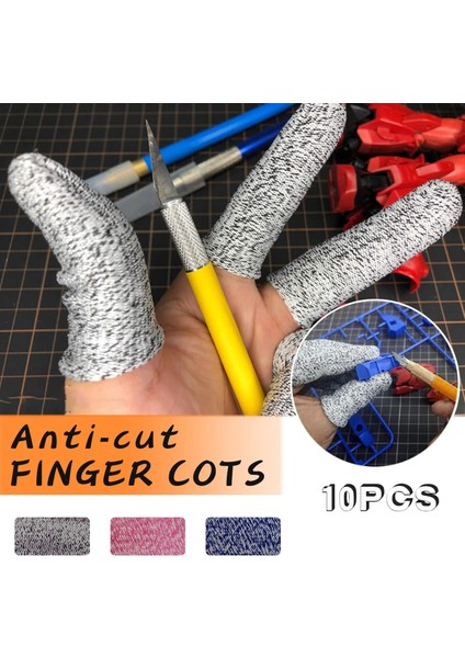 Gri Tarzı Parmak Uçları Koruyucu Parmak Karyolası Başparmak Kesilmeye Karşı Parmak Uçları Parmak Kılıfı Esnek Dirençli Koruma Parmak Karyolası Çalışması Diy (Yurt Dışından)
