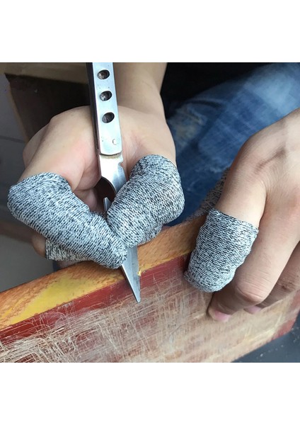 Gri Tarzı Parmak Uçları Koruyucu Parmak Karyolası Başparmak Kesilmeye Karşı Parmak Uçları Parmak Kılıfı Esnek Dirençli Koruma Parmak Karyolası Çalışması Diy (Yurt Dışından)