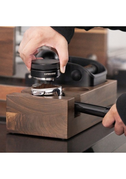 Siyah Stil mm Ahşap Kahve Filtresi Sabotaj Tutucu Kahve Knock Box Espresso Sabotaj Mat Standı Cafe Araçları Kahve Aksesuarları Barista Için (Yurt Dışından)