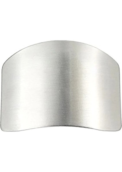 Şerit Tarzı 6,5 x 4,8 x 2 cm Paslanmaz Çelik Parmak Koruyucu El Parmak Koruyucuları Için Silikon Koruyucu Bilical Parmak Koruyucu Sebzeleri Kesmek Için Gıda (Yurt Dışından)