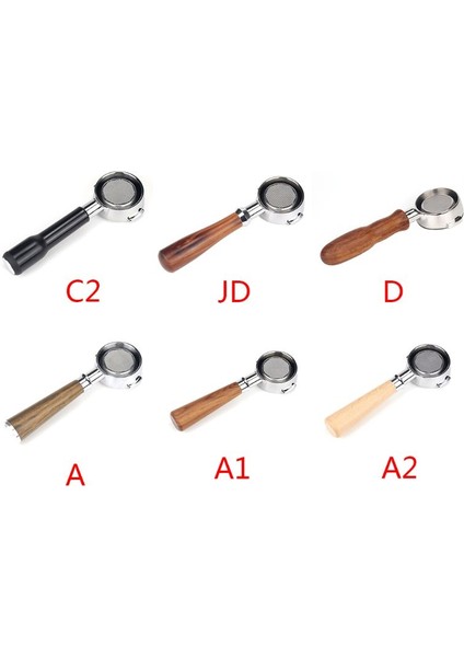 D Tarzı 58MM Kahve Makinesi Filtre Tutucu E61 Ahşap Saplı Dipsiz Portafilter (Yurt Dışından) fırsatları