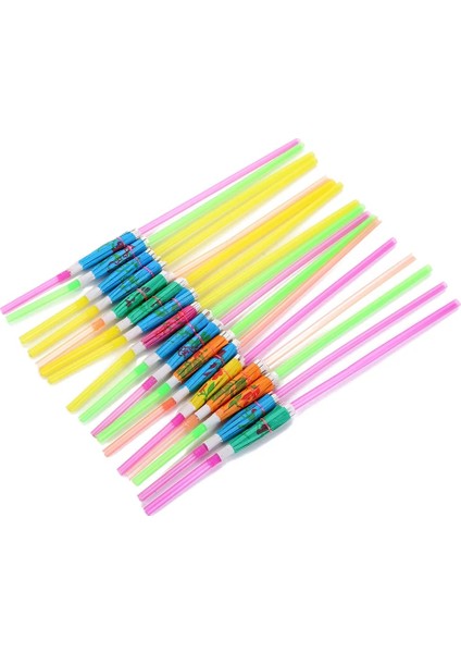 120 Adet Rastgele Renk Stili Adet Plastik Içme Saman Kokteyl Salonu Düğün Doğum Günü Partisi Özel Yaz Pipetler Bar Içecek Aksesuarları Yjn (Yurt Dışından) fırsatları