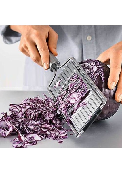 No.2 Tarzı Yeni Çok Sebze Dilimleme Paslanmaz Çelik Parçalayıcı Kesici Rende Dilimleme Ayarlanabilir Mutfak Aracı Soğan Lahana Değiştirilebilir Bıçak (Yurt Dışından) fiyatları