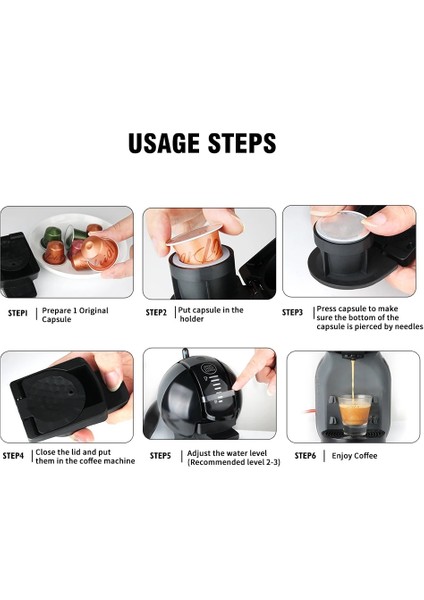 1 Adaptör 1 Kapsül Stili Orijinal Nespresso Kapsül ile Dolce Gusto Için Yeni Yükseltme Adaptörü Tek Kullanımlık Bölmelerin Tutucusu (Yurt Dışından) fırsatları