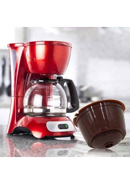 38X38X30MM 06 Stili Pcs Kahve Kapsülü Doldurulabilir Yeniden Kullanılabilir Herbruikbare Hervulbare Nespresso Makinesi Kapsül Plastik Filtre Bardakları Kaşık Fırça (Yurt Dışından)