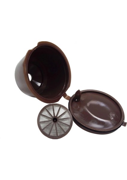 38X38X30MM 06 Stili Pcs Kahve Kapsülü Doldurulabilir Yeniden Kullanılabilir Herbruikbare Hervulbare Nespresso Makinesi Kapsül Plastik Filtre Bardakları Kaşık Fırça (Yurt Dışından)