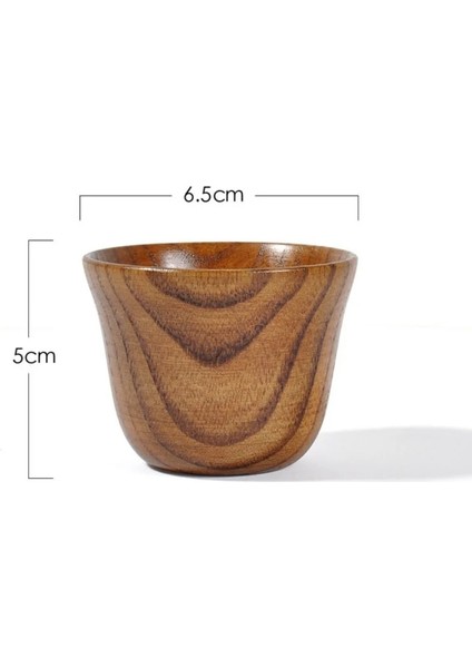 Mavi Stil Ahşap Bardak Çay Kahve Kupa Taşınabilir Açık Doğal Ahşap Saplı Süt Bardağı Ev Dekorasyonu Drinkware Kuksa Kasa Çay Bardağı (Yurt Dışından)