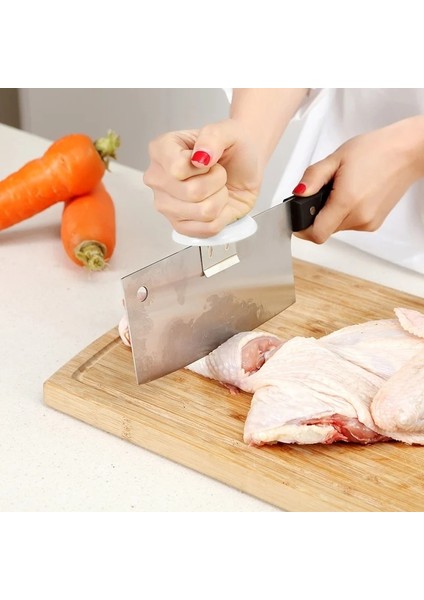 3 Adet Rende Tarzı Mutfak Paslanmaz Çelik Bıçak Kapağı Kesim Balık Tavuk Kemikleri Doğrama Güçlendirici Bıçak Tutucu SJCFCY976 (Yurt Dışından) indirimleri