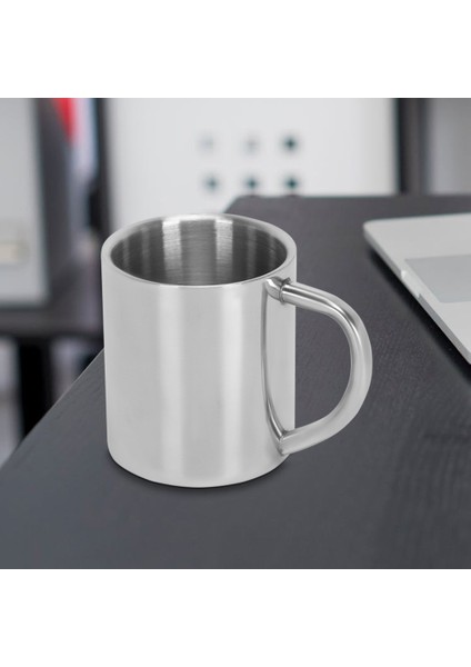 220 ml Tarzı ml Çift Duvar Anti Haşlanma Kahve Kupa Yalıtımlı Taşınabilir Paslanmaz Çelik Parlatma Bira Çay Suyu Içme Bardağı (Yurt Dışından) indirimleri