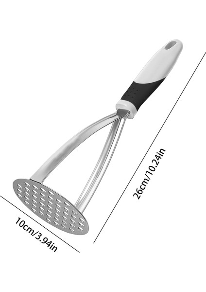 Gri Tarzı Preslenmiş Patates Ezici Ricer Püre Suyu Üreticisi Patates Itici Pürüzsüz Patates Püresi Kırıcı Meyve Araçları Paslanmaz Çelik Mutfak (Yurt Dışından)