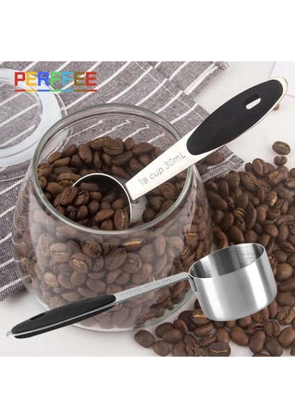 Kısa 30ML Stili Paslanmaz Çelik Kahve Çekirdeği Kaşığı Kısa Uzun Sap Ölçme Kahve Kaşığı Ev Mutfak Şeker Tozu Kahve Çekirdeği Kaşığı 30MLG (Yurt Dışından) fırsatları