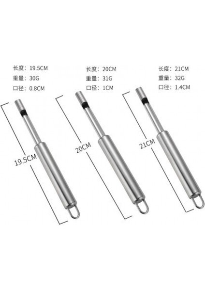 3 Adetset Tarzı Yeni Paslanmaz Çelik Meyve Oyma Makinesi Kırmızı Tarihler Armut Elma Çekirdeği Kesici Bıçak Oyma Çok Fonksiyonlu Mutfak Çekirdek Kaldırılan Aletler (Yurt Dışından)