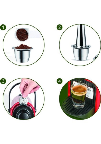 1 Kapsül 1 Kurcalama 1sp Stili Icafilas Krem Doldurulabilir Kahve Kapsülü Nespressodolce Gusto Pod Için Paslanmaz Çelik Kahve Filtresi Yeniden Kullanılabilir Kahve Gereçleri (Yurt Dışından) modelleri