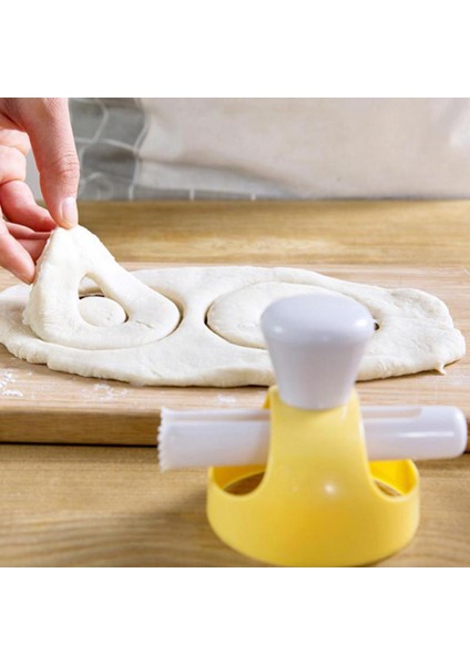Sarı Tarzı Yaratıcı Mutfak Aksesuarları Alet Donut Kalıp Kesici Gıda Tatlılar Yapımcısı Malzemeleri Mutfak Pişirme Dekorasyon Araçları Cocina Bak. (Yurt Dışından) modelleri