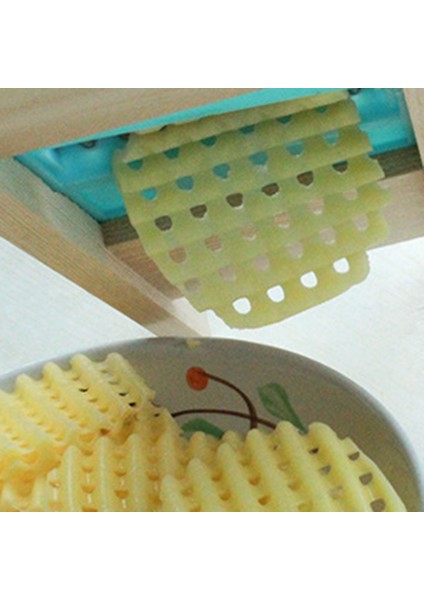 Turuncu Tarzı Ahşap Patates Izgara Dilimleyici Sebze Rende Oluklu Net Kıyıcı Kesici Dalga Bıçak Er Salata Mutfak Parçalayıcı Soyucu Ezici (Yurt Dışından) indirimleri